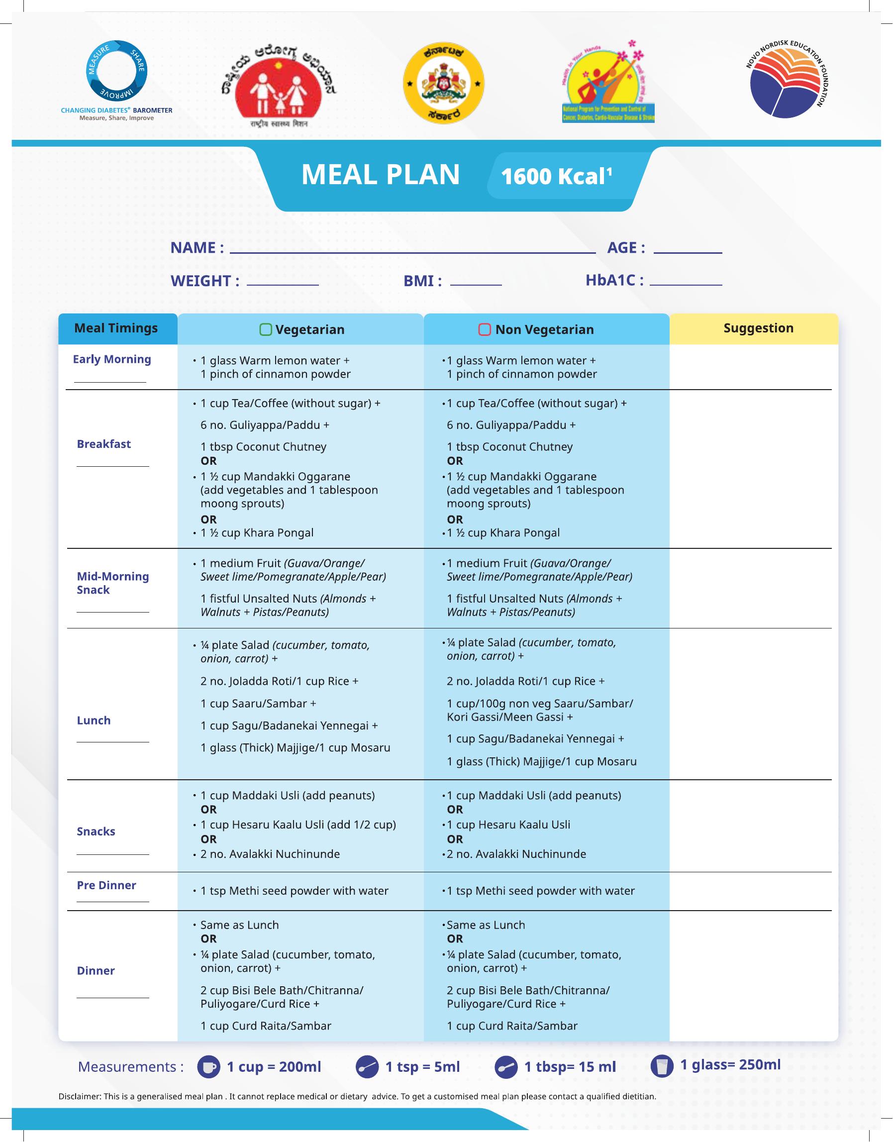 Meal Plan page 2
